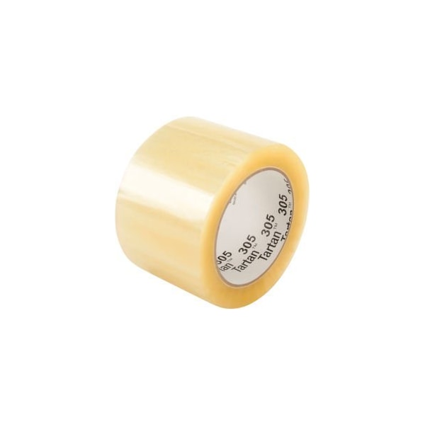 3M 153; Tartan 153; 305 Carton Sealing Tape 3 x 110 Yds. 1.8 Mil Clear, PK24 7000141035 - main